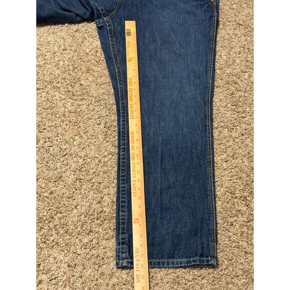 Ariat Work FR Men's Jeans Low Rise M4 Boot Denim Dark Wash Size 44 x 32 - Picture 5 of 9